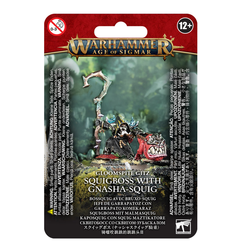 Age of Sigmar: Gloomspite Gitz - Squigboss with Gnasha-squig