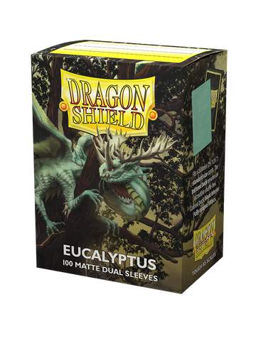 Dragon Shield Sleeves: Matte Dual - Eucalyptus (100)