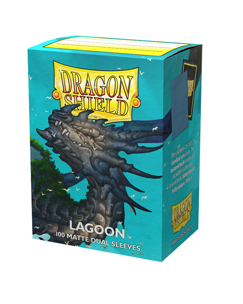 Dragon Shield Sleeves: Matte Dual - Lagoon (100)