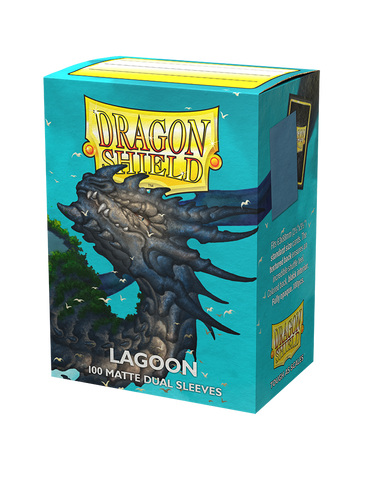 Dragon Shield Sleeves: Matte Dual - Lagoon (100)