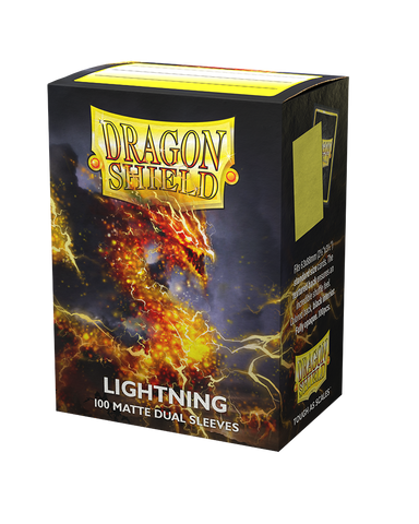 Dragon Shield Sleeves: Matte Dual - Lightning (100)