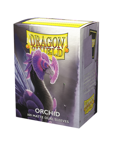 Dragon Shield Sleeves: Matte Dual - Orchid (100)