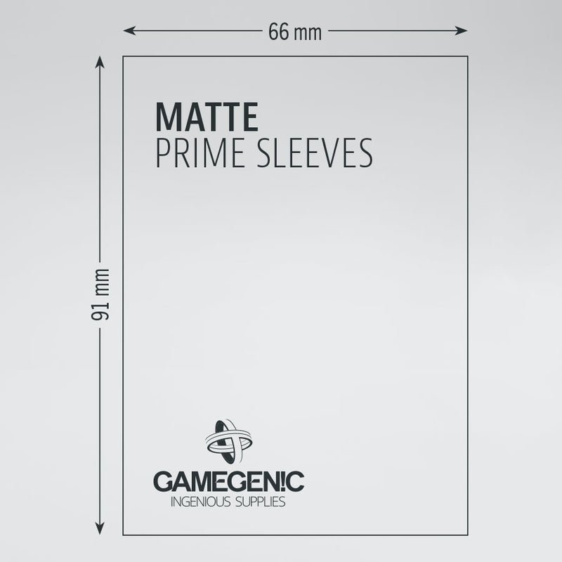 GameGenic Matte Double Sleeving Pack: Black