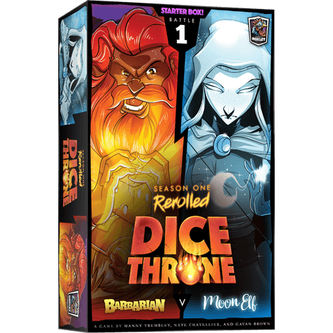 Dice Throne: Season One ReRolled – Barbarian v. Moon Elf