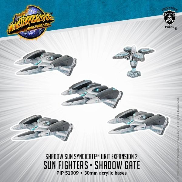 Monsterpocalypse: Shadow Sun Syndicate- Sun Fighter & Shadow Gate