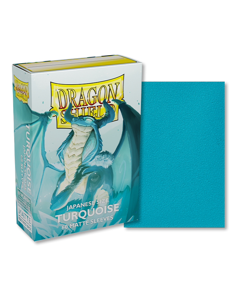 Dragon Shield Sleeves: Japanese - Matte Turquoise (60ct)