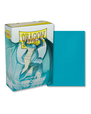 Dragon Shield Sleeves: Japanese - Matte Turquoise (60ct)