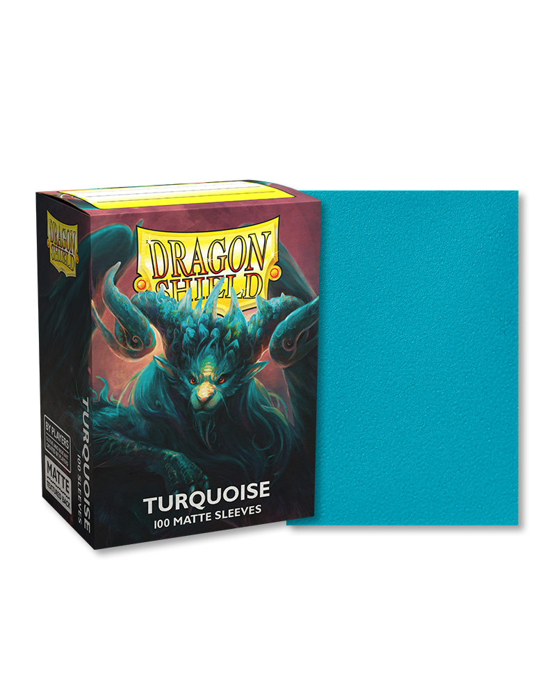 Dragon Shield Matte Sleeves - Turquoise (100ct)