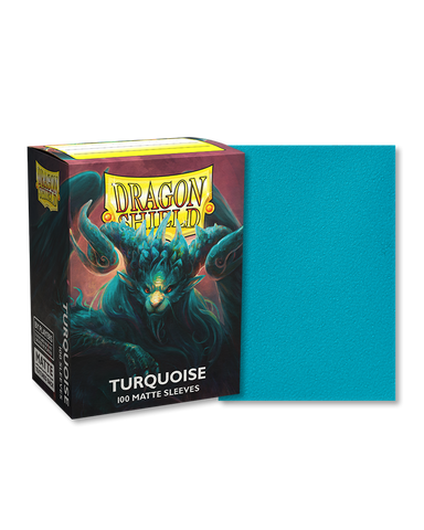 Dragon Shield Matte Sleeves - Turquoise (100ct)