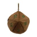 D20 Plush Dice Bag - Feywild Copper and Green