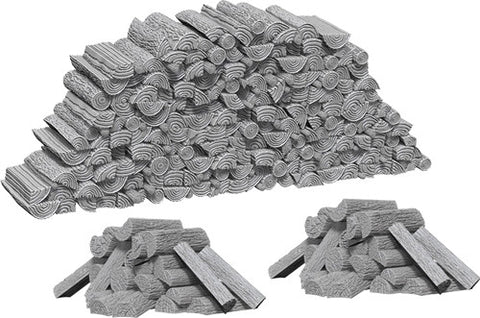 WizKids Deep Cuts Unpainted Miniatures: Piles of Wood